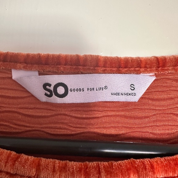 Retro long sleeve velvet top - Picture 2 of 4